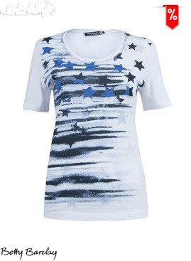 Bawełniana bluzka w gwiazdki